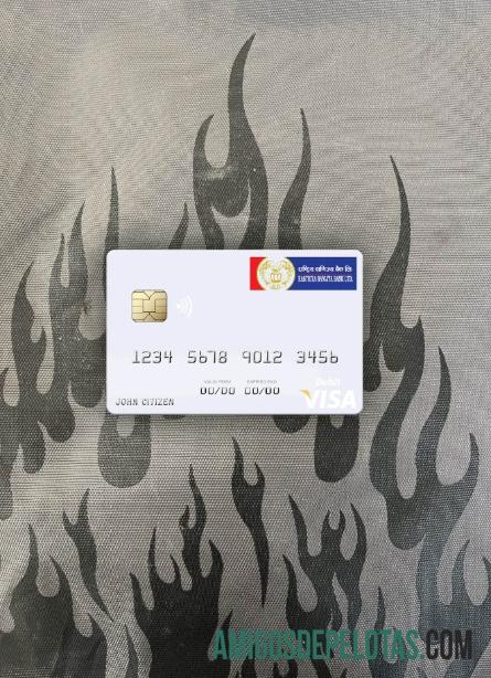 Nepal Rashtriya Banijya Bank (RBB) Cartão de débito Visa Photolook Front baixar para verificação